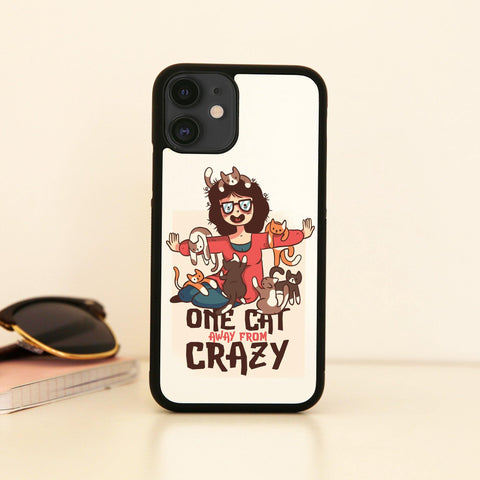 Crazy cat lady funny case cover for iPhone 11 11pro max xs xr x - Graphic Gear