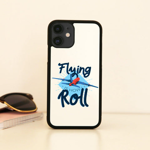 Flying airplane funny case cover for iPhone 11 11pro max xs xr x - Graphic Gear