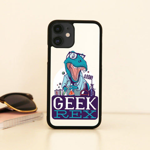 Geek t-rex funny case cover for iPhone 11 11pro max xs xr x - Graphic Gear