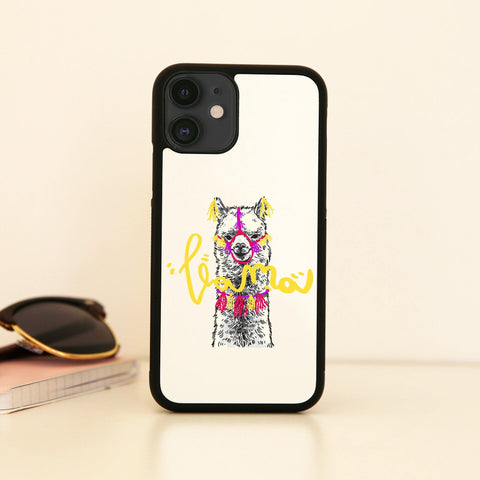 Graphic llama illustration design case cover for iPhone 11 11pro max xs xr x - Graphic Gear