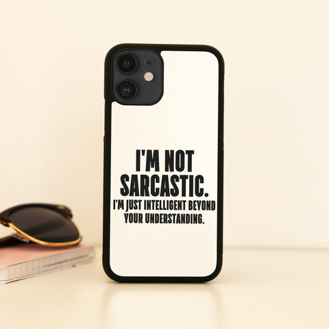 I'm not sarcastic funny slogan case cover for iPhone 11 11Pro Max XS XR X - Graphic Gear