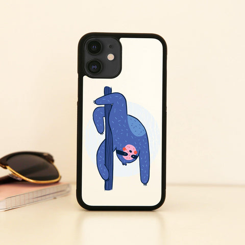 Pole dance sloth funny case cover for iPhone 11 11pro max xs xr x - Graphic Gear