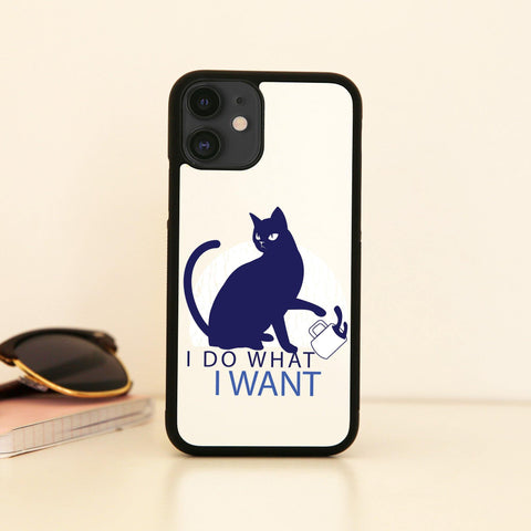 Rebel cat funny case cover for iPhone 11 11pro max xs xr x - Graphic Gear
