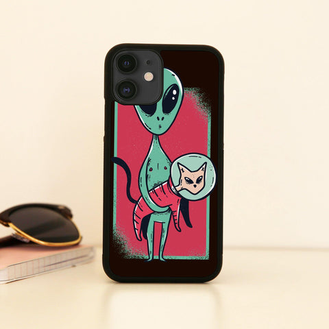 Space alien cute cat funny case cover for iPhone 11 11pro max xs xr x - Graphic Gear