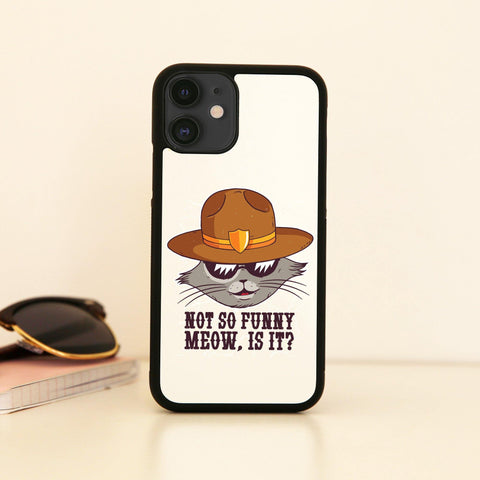 Sheriff cat funny case cover for iPhone 11 11pro max xs xr x - Graphic Gear