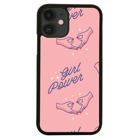 Girl power women's day pattern illustration design case cover for iPhone 11 11pro max xs xr x - Graphic Gear