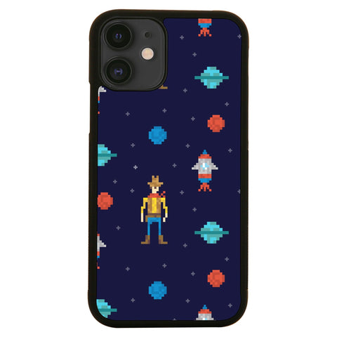 Space cowboy pattern design illustration case cover for iPhone 11 11pro max xs xr x - Graphic Gear