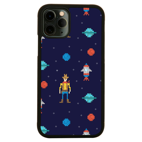 Space cowboy pattern design illustration case cover for iPhone 11 11pro max xs xr x - Graphic Gear