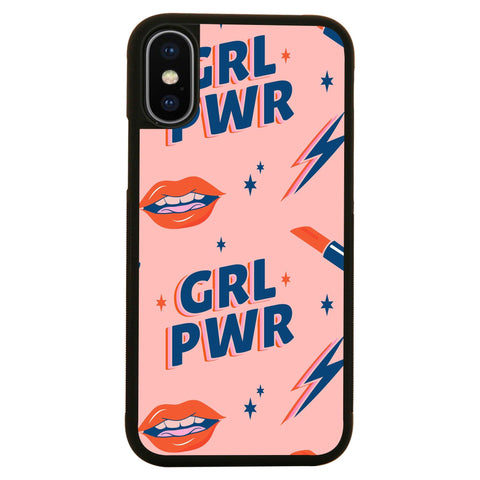 Girl power women's day pattern design case cover for iPhone 11 11pro max xs xr x - Graphic Gear