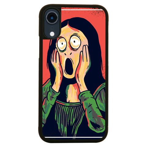 Cartoon mona lisa case cover for iPhone 11 11pro max xs xr x - Graphic Gear