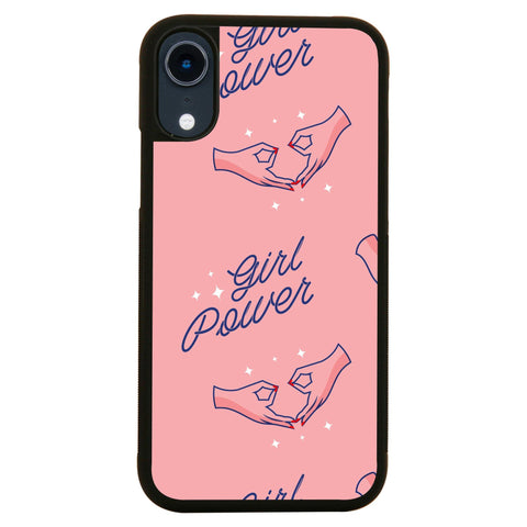 Girl power women's day pattern illustration design case cover for iPhone 11 11pro max xs xr x - Graphic Gear