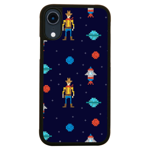 Space cowboy pattern design illustration case cover for iPhone 11 11pro max xs xr x - Graphic Gear