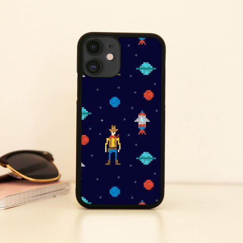 Space cowboy pattern design illustration case cover for iPhone 11 11pro max xs xr x - Graphic Gear