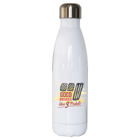 Good drivers funny car water bottle stainless steel reusable - Graphic Gear