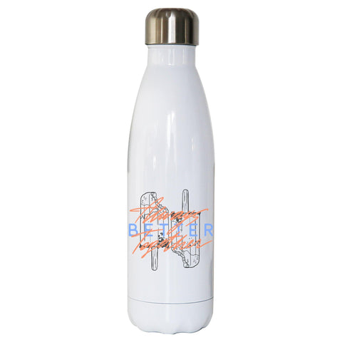 Icecream illustration design water bottle stainless steel reusable - Graphic Gear