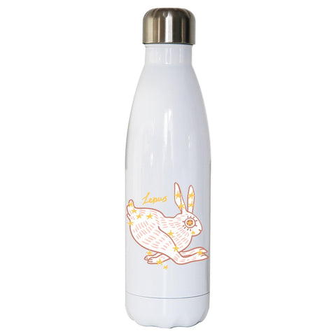 Lepus illustration design water bottle stainless steel reusable - Graphic Gear