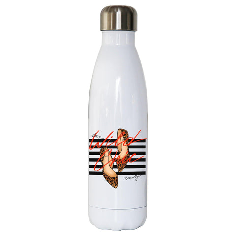 Wild chic art design water bottle stainless steel reusable - Graphic Gear