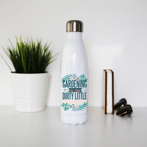 Gardening funny hobby water bottle stainless steel reusable - Graphic Gear