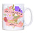 Flowers abstract illustration mug coffee tea cup - Graphic Gear