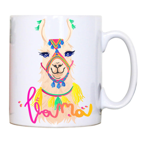 Llama funny illustration graphic design mug coffee tea cup - Graphic Gear