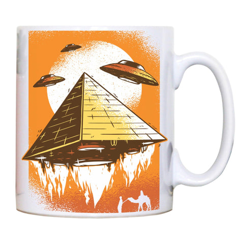 Pyramid ufo funny mug coffee tea cup - Graphic Gear