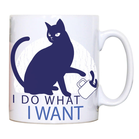 Rebel cat funny mug coffee tea cup - Graphic Gear