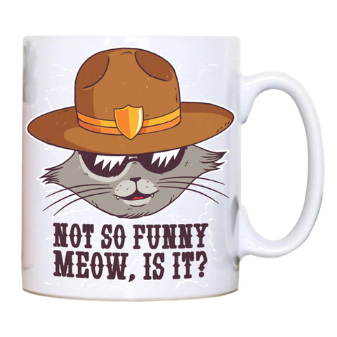 Sheriff cat funny mug coffee tea cup - Graphic Gear