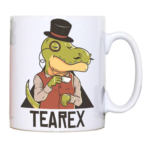Tearex dinosaur funny design mug coffee tea cup - Graphic Gear