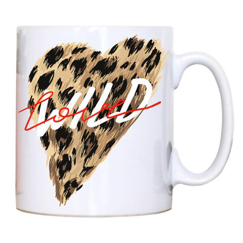 Wild love illustration design mug coffee tea cup - Graphic Gear