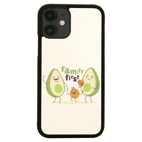 Cute avocado family funny food quote case cover for iPhone 11 11pro max xs xr x - Graphic Gear