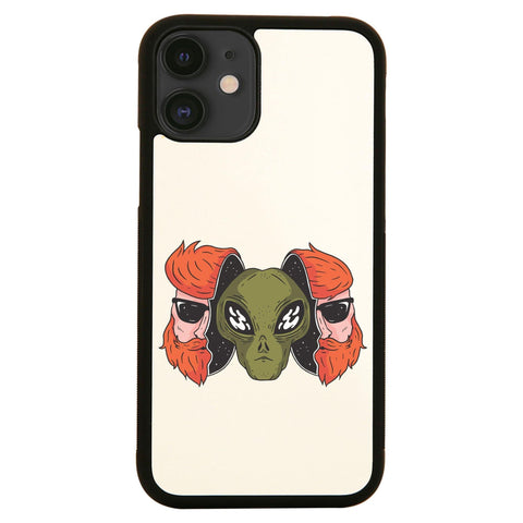 Hipster alien funny space case cover for iPhone 11 11pro max xs xr x - Graphic Gear
