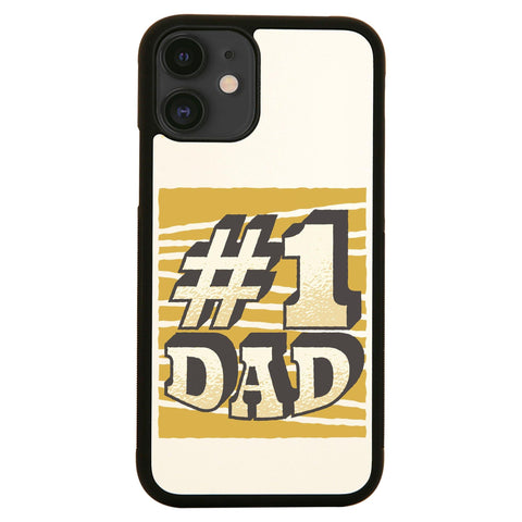Number 1 dad funny fathers day case cover for iPhone 11 11pro max xs xr x - Graphic Gear