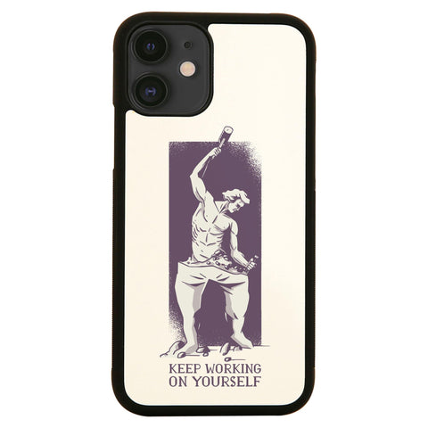 Personal growth motivation sculpture stoicism case cover for iPhone 11 11pro max xs xr x - Graphic Gear