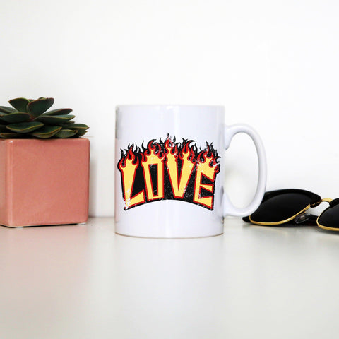 Love print inspirational graphic design mug coffee tea cup - Graphic Gear
