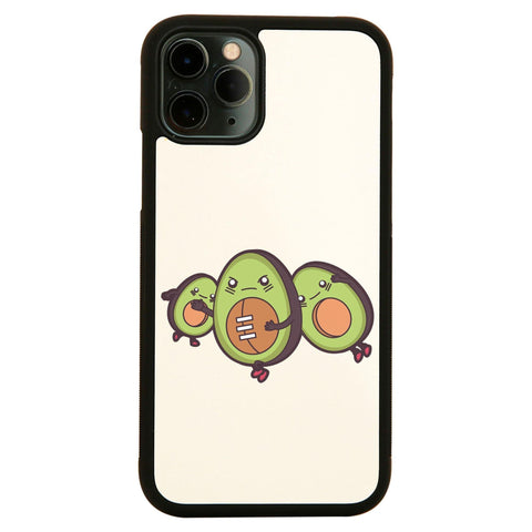 Funny avocado football case cover for iPhone 11 11pro max xs xr x - Graphic Gear