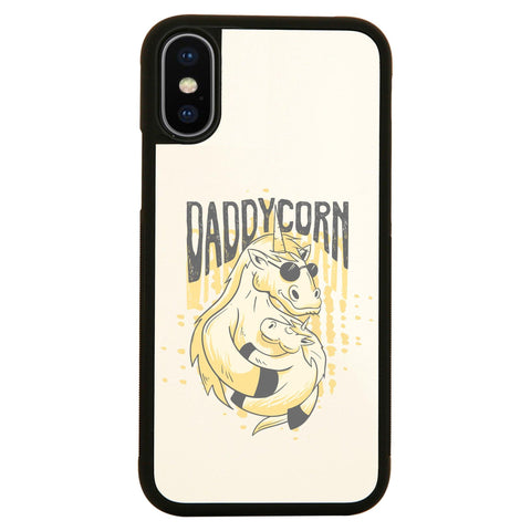 Daddycorn unicorn dad fathers day case cover for iPhone 11 11pro max xs xr x - Graphic Gear