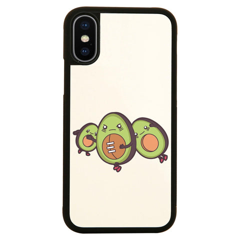 Funny avocado football case cover for iPhone 11 11pro max xs xr x - Graphic Gear