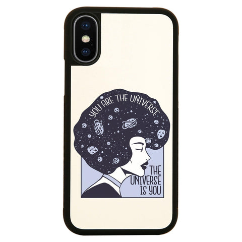 Universe girl inspirational quote case cover for iPhone 11 11pro max xs xr x - Graphic Gear