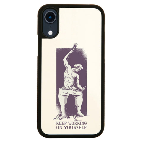 Personal growth motivation sculpture stoicism case cover for iPhone 11 11pro max xs xr x - Graphic Gear