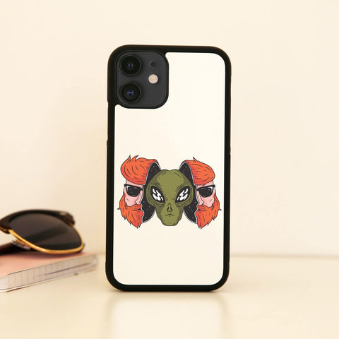 Hipster alien funny space case cover for iPhone 11 11pro max xs xr x - Graphic Gear