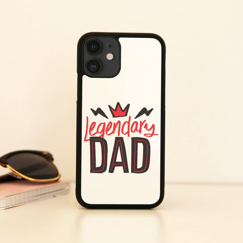 Legendary dad funny fathers day case cover for iPhone 11 11pro max xs xr x - Graphic Gear