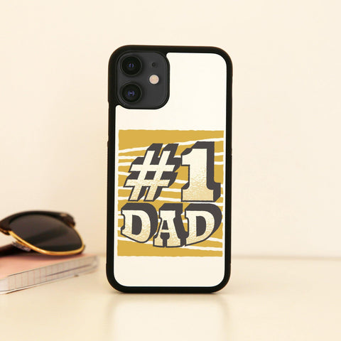 Number 1 dad funny fathers day case cover for iPhone 11 11pro max xs xr x - Graphic Gear