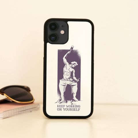 Personal growth motivation sculpture stoicism case cover for iPhone 11 11pro max xs xr x - Graphic Gear