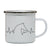 Horse heartbeat enamel camping mug outdoor cup - Graphic Gear