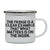 The fridge is a clear example funny foodie enamel camping mug outdoor cup - Graphic Gear