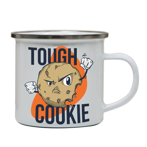 Though cookie funny enamel camping mug outdoor cup - Graphic Gear