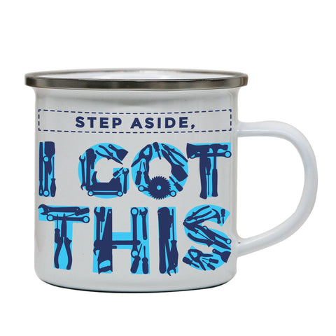 Tools funny diy enamel camping mug outdoor cup - Graphic Gear