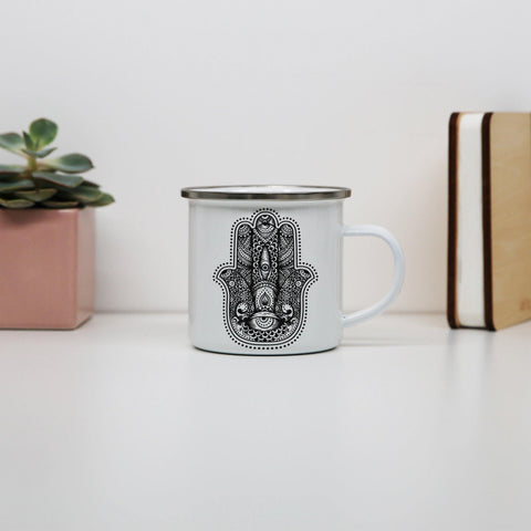 Amsa illustration enamel camping mug outdoor cup - Graphic Gear
