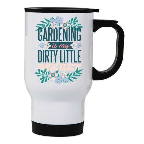Gardening funny hobby stainless steel travel mug eco cup - Graphic Gear