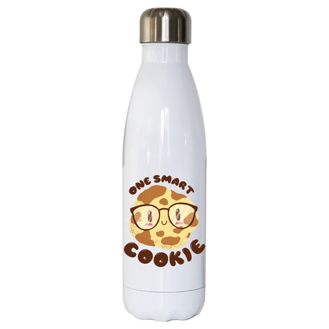Smart cookie funny water bottle stainless steel reusable - Graphic Gear